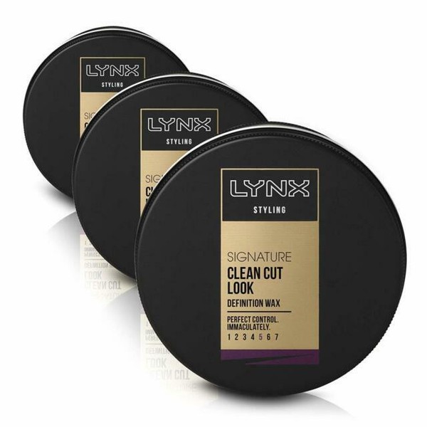 Lynx Signature Clean Cut Look Defining Wax 75ml Pack of 3 for sale