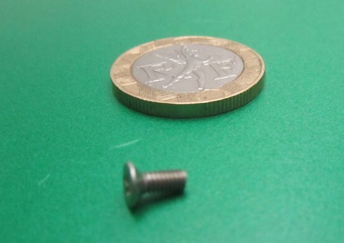 18-8 Stainless Steel Flat Head Phillips Machine Screw, M2.5 0.4 x 6 mm 100 Pc - Picture 4 of 12