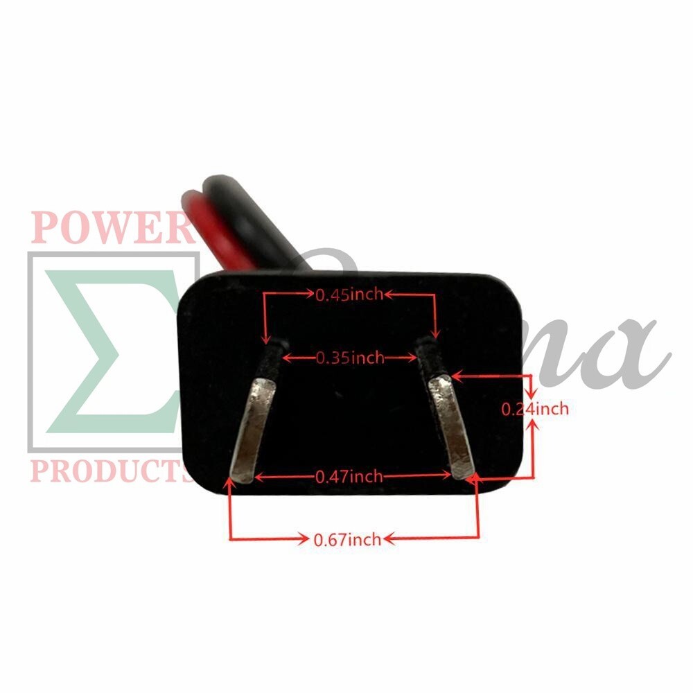 12V DC Charging Cable For Champion 2000W Inverter Generator 73536i 100489 100148