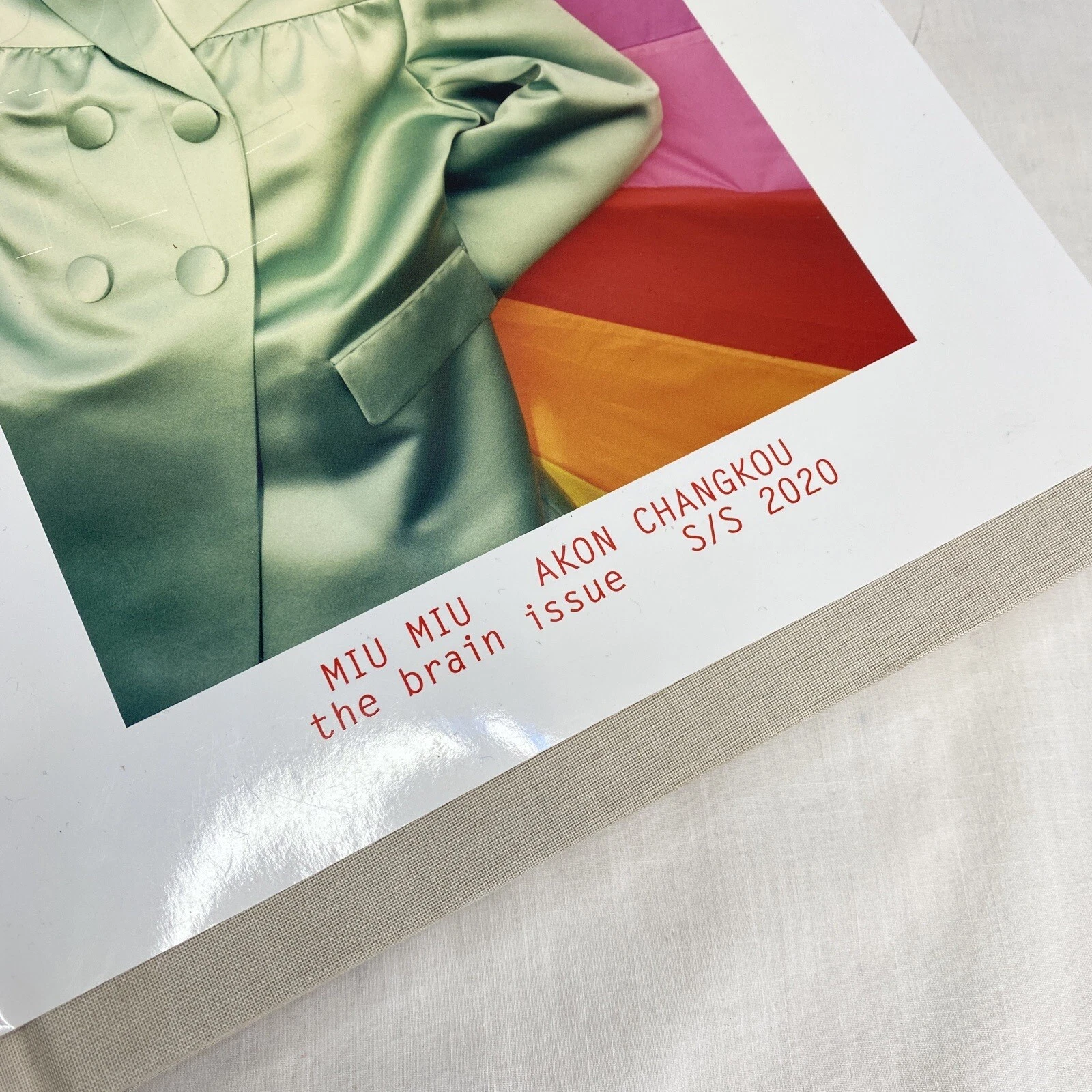 Purple Magazine the brain issue S S 2020 Miu Miu Akon Changkou fashion book