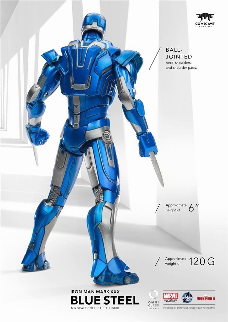 Comicave  1/12 アイアンマン マーク30合金 LED付き Comicave 1/12 アイアンマン マーク30合金 LED付きの通販 by