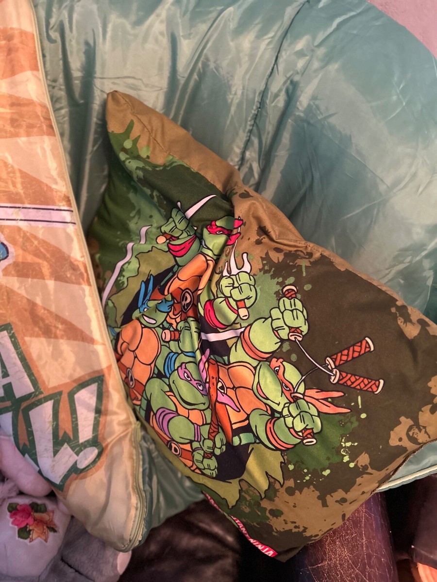 TMNT ~ TEENAGE MUTANT NINJA TURTLES SLEEPING BAG & PILLOW SET TMNT