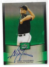 2012 Leaf Metal Draft Green 4/10 Nick Travieso #BA-NT1 