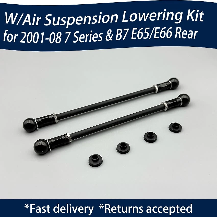 💥Kit de descenso de suspensión neumática trasera enlaces para BMW Serie 7 y Alpina B7 E65 E66 Foto 2 de 4