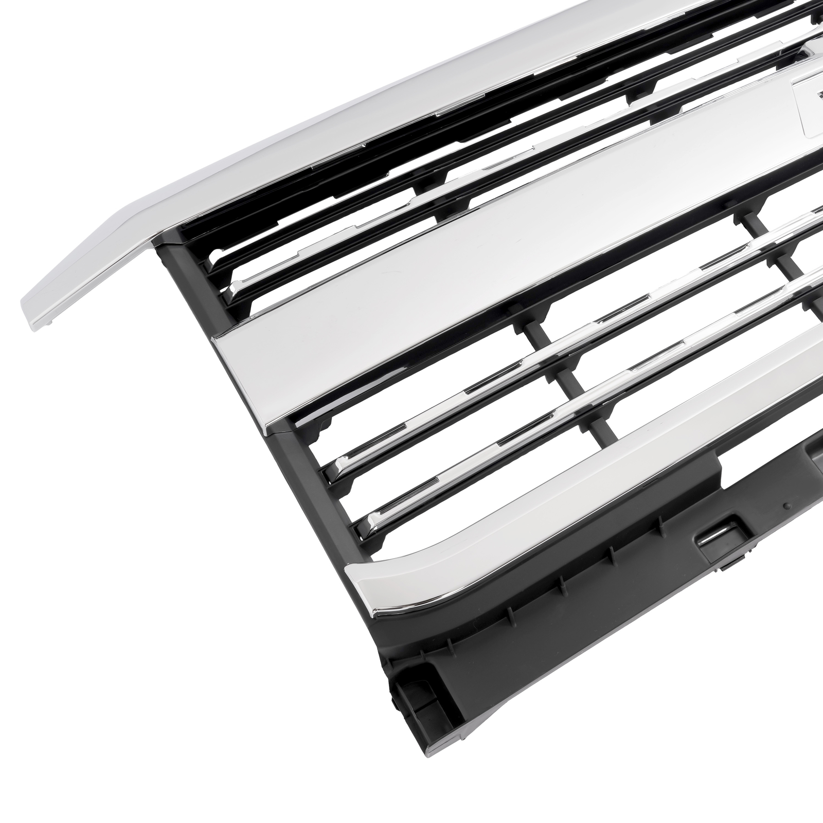 Front Upper Grille Assembly Chrome For Chevy Silverado 2500 HD 3500 HD 2015-2019