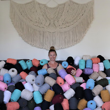 10 rolls of macrame cord 3mm 4mm 5mm variety colours bulk buy 3 strand twisted