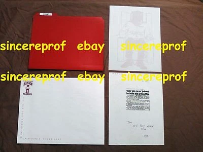 Death Row Records Red File Original Documents Not Copies Tupac Suge Knight Rare - Image 1 of 4