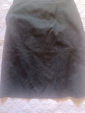 vintage suede skirt with pockets waist 14.5in