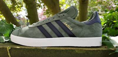 Adidas Originals Herren Gazelle Sneaker Grün Schwarz UK 7,5 EU 41,3 US 8