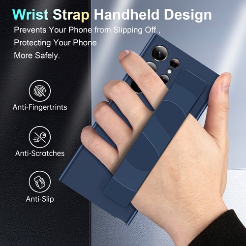 Für Samsung Galaxy S26 Ultra S25 S24 Slim Silikon Elastisch Armband Hülle Cover - Bild 8 von 17