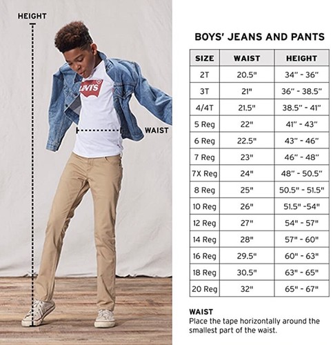 Pantalones de mezclilla Levi's para niños 505 de ajuste regular, tonos nublados, 16 - Imagen 6 de 6