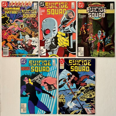 Suicide Squad 6 9 21 46 Doom Patrol Special 1 Lot of 5 DC Comics 1987 ...