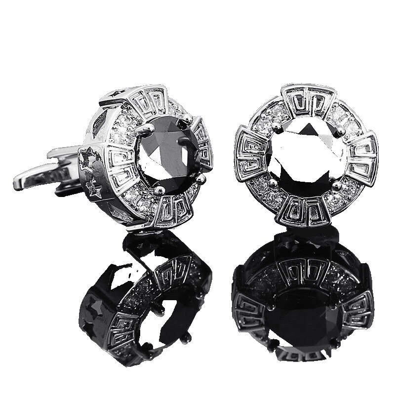 Ювелирные изделия мужские с титановым покрытием хрусталь