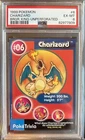 1999 Pokemon Burger King UnPerforated Charizard #6 - PSA 6