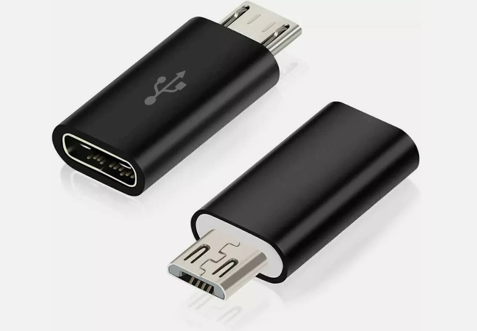 USB Type C Female to Micro USB Male Adapter Converter Micro Converter Adaptor UK - Image 2 of 4