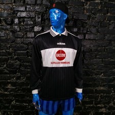 s.v. Preussen Hamburg Vintage Jersey Long Sleeve Football Shirt Adidas Mens XL