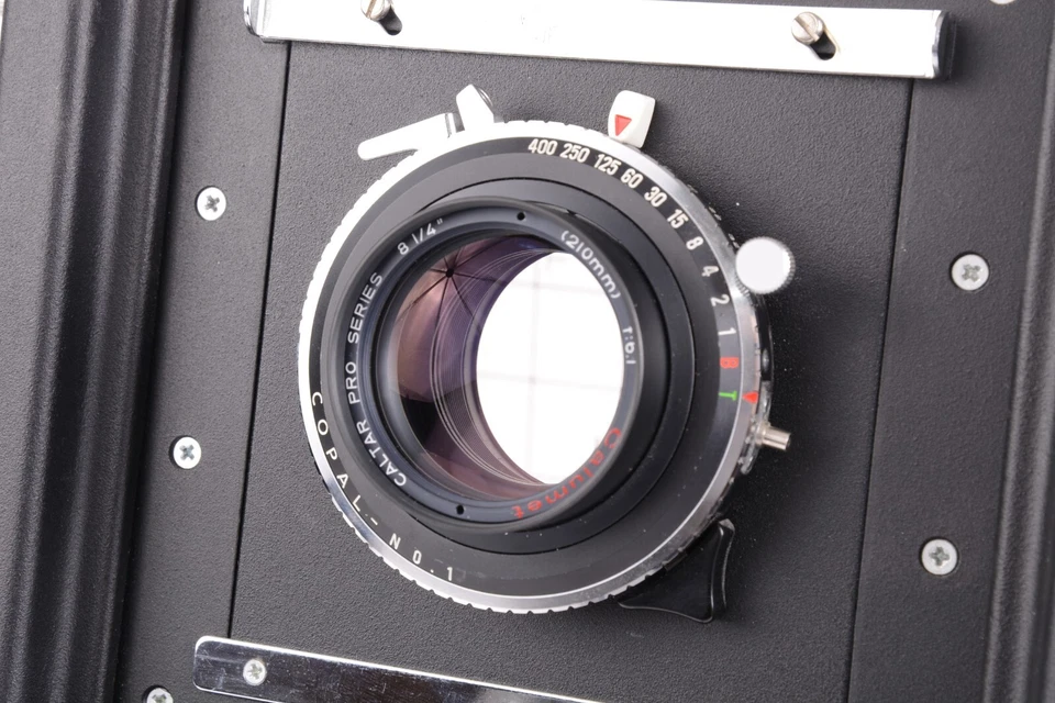 Calumet 4x5 Monorail Camera w/ Caltar 210mm f6.1 Lens on Copal Shutter #DV-05835 - Image 3 of 4