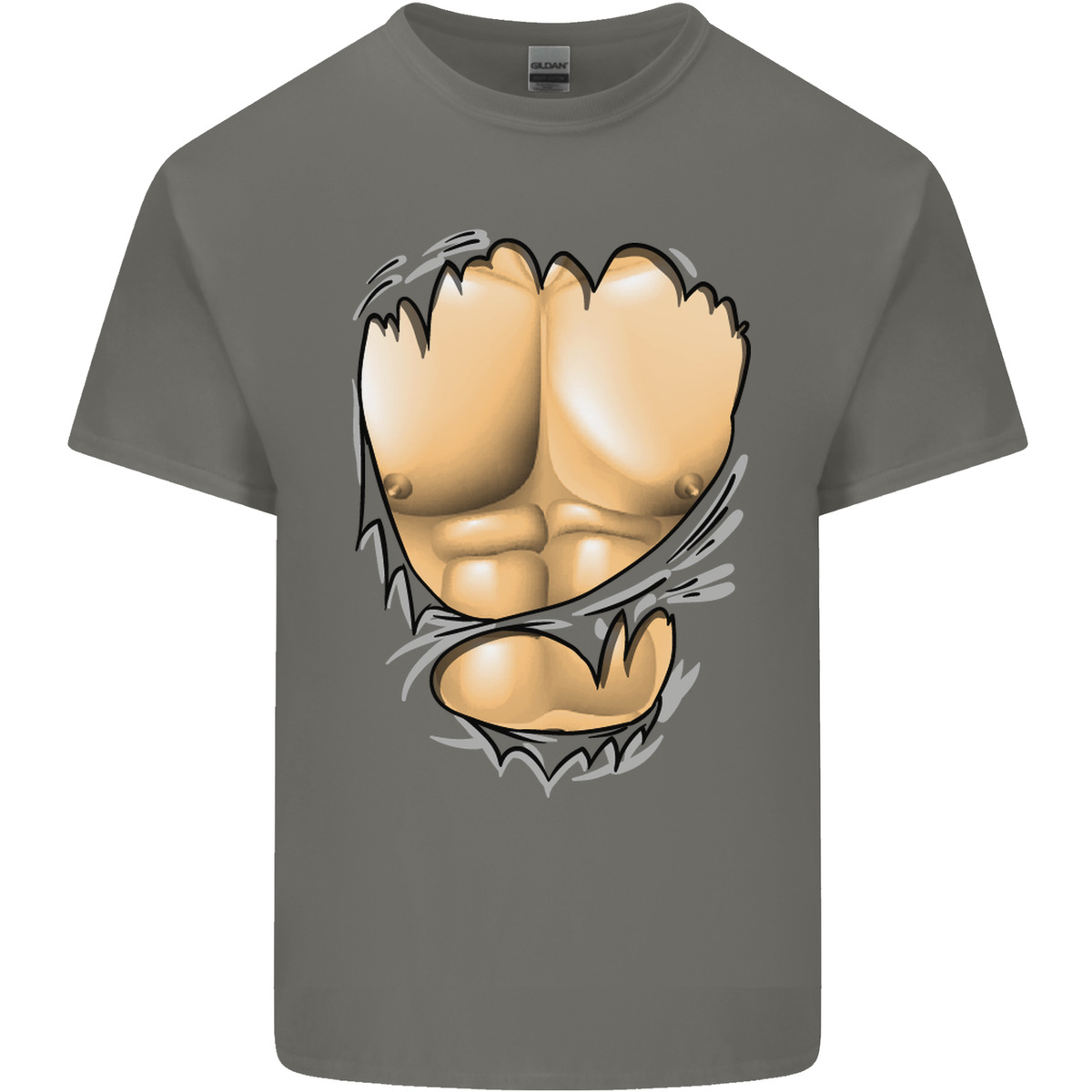 Ripped Muscles, six pack, chest T-shirt' Men's T-Shirt