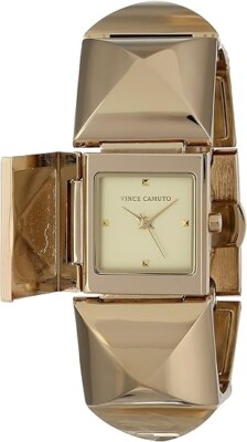 Vince Camuto Women's VC/5026CHGB Gold-Tone Pyramid Bracelet