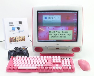 Apple iMac G3 Strawberry - 333Mhz 64GB SSD 512MB RAM | MAXED OUT