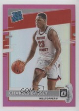 2021 Chronicles Draft Picks Donruss Optic Rated Rookies Pink Charles Bassey 0o2b