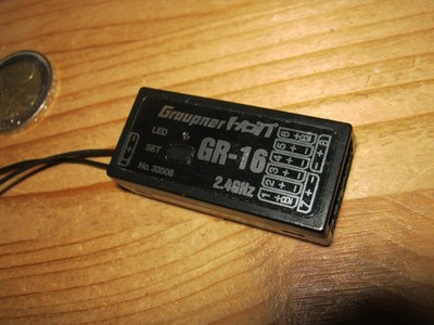 Graupner 2,4 Ghz  Empfänger GR 16 HoTT  