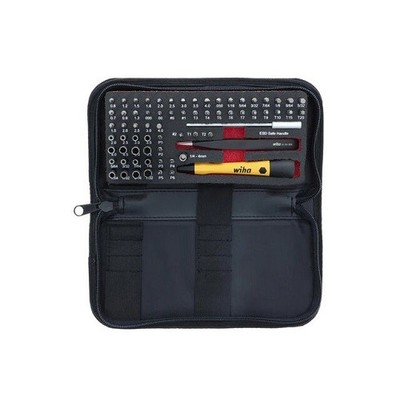 Wiha 75977 68 Piece Esd Safe Precision Microbits Set