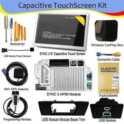 Neu Map SYNC2 to SYNC3 Upgrade Kit 3.4 Fit for Ford Sync3 APIM Module Carplay~！