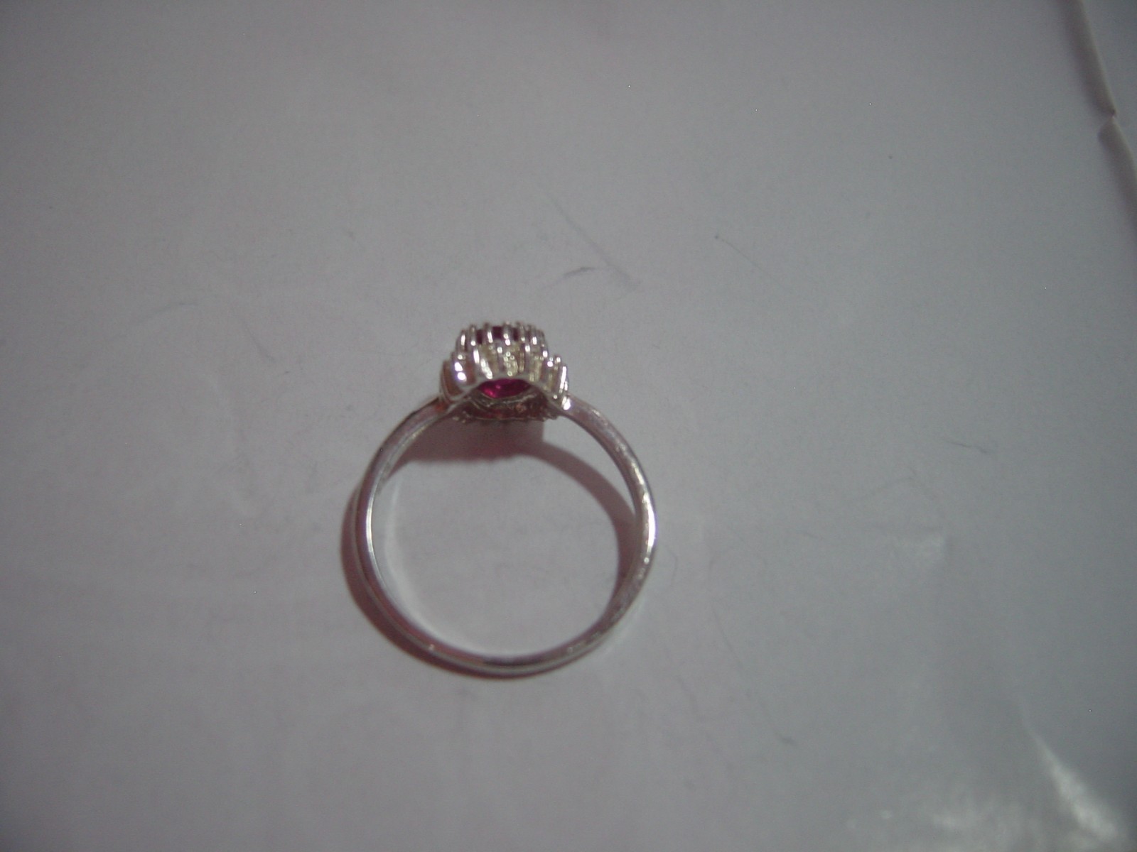 superb solid silver vintage ring lovley genuine n… - image 5