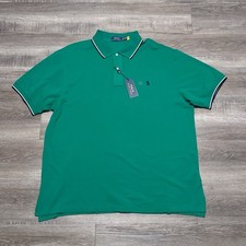 NEW Polo Ralph Lauren Men's 2XB Green Mesh Short Sleeve Polo Shirt 2XL Big