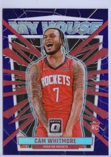 2023-24 Donruss Optic My House Purple Prizm #12 Cam Whitmore RC - Rockets