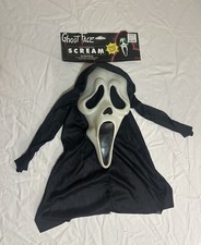 Ghostface Scream Mask Glow in the Dark 9206 Easter Unlimited Fun World with Tag