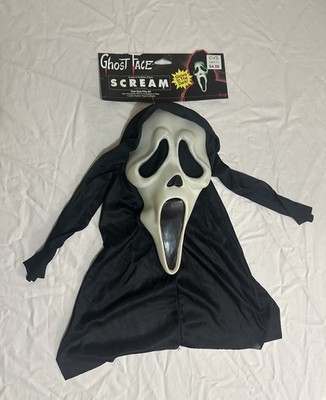 Ghostface Scream Mask Glow in the Dark 9206 Easter Unlimited Fun World with Tag