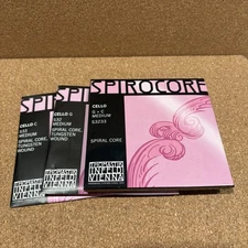 Thomastik-Infeld Spirocore S3233 Cello Medium Strings Set S33 C & S32 G 4/4