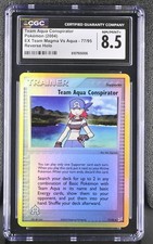 Team Aqua Conspirator Reverse 77/95 CGC 8.5 Ex Team Magma Vs Aqua Graded Slab on eBay