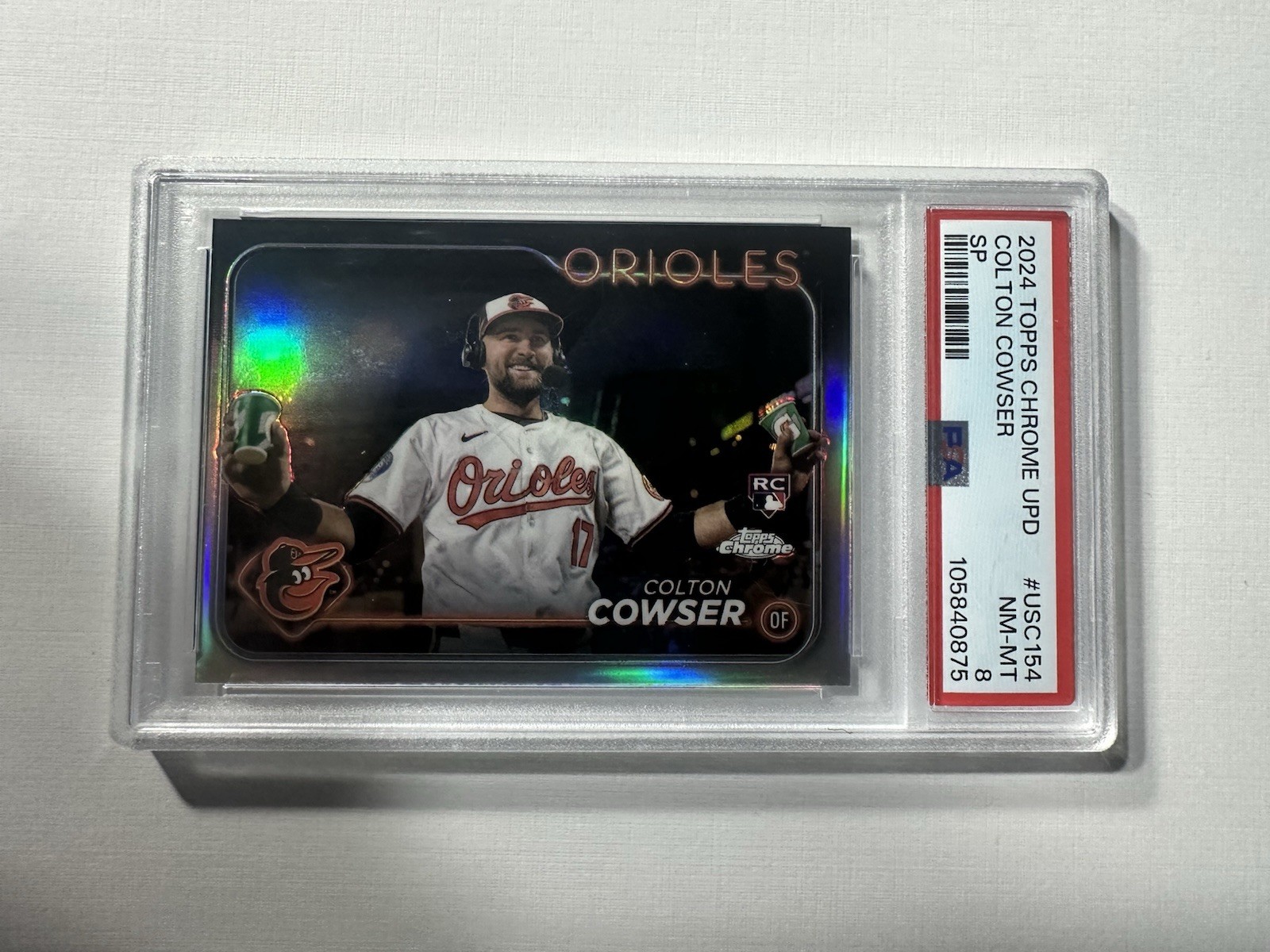 2024 Topps Chrome Update Series - Image Variation Colton Cowser #USC154 (RC)