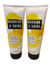 2 Nourish  Shine Incredible Curls Cream for Waves  Curls 8 fl oz