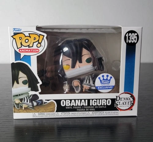 🔥Funko Pop! Demon Slayer: Obanai Iguro #1395 Rare Funko Shop Exc. W/Protector🔥