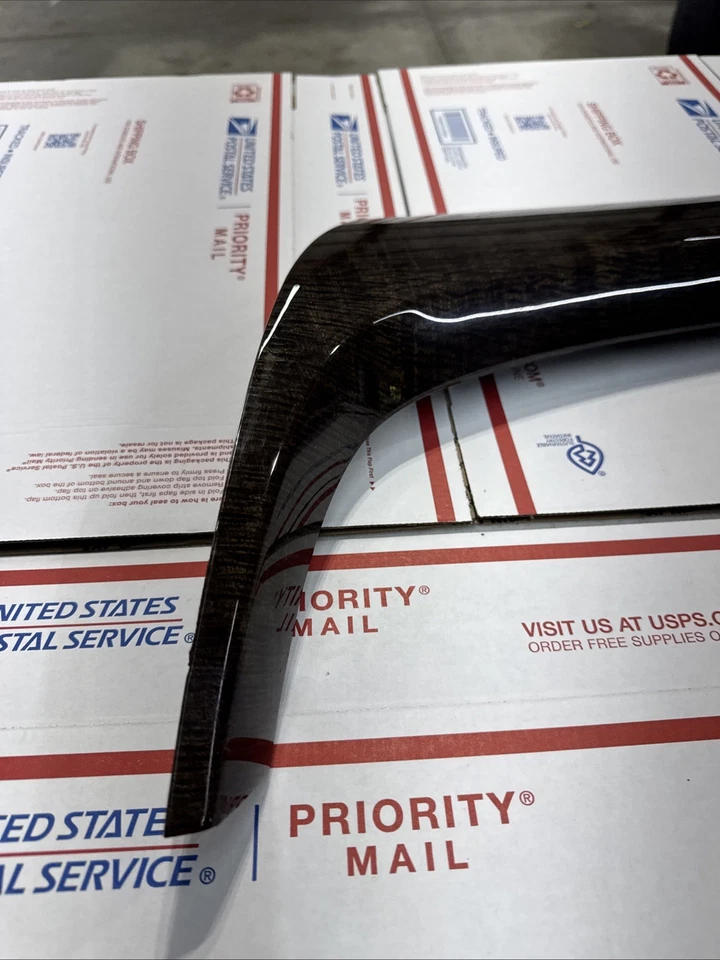 Acura MDX 2007-2013 borde de tablero marrón madera grano OEM bisel largo panel pasajero Foto 3 de 4