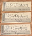 1908 Exeter NH, Banking Company, Perley Gardner, (15) Checks, Rockingham County — photo 2