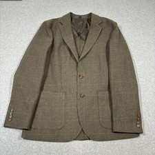 NWT J Crew Men Sz 40 Slim-fit Plaid Wool-Blend Patch-Pocket Blazer Coat 498