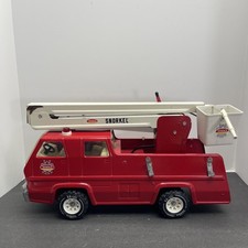 1970's Vintage Tonka Snorkel Fire Truck Pressed Steel Good Condition