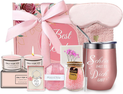 Geschenkset für Frauen mit 7 Premium-Artikel - Geburtstag Weihnachten Muttertag