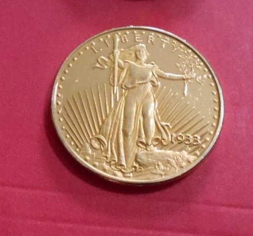 1933 Liberty design collectors token USA coin $20 Gold medallion Copy Eagle