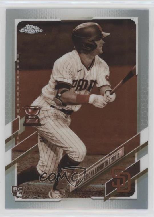 2021 Topps Chrome Sepia Refractor Jake Cronenworth #49 Rookie RC 0g27