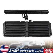 2Pack Black Upper + Lower Grille Shutter For 2018-2024 Chevy Equinox Terrain