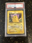 1999 Pokemon Base Set Unlimited Yellow Cheeks, #58 Pikachu, PSA 5