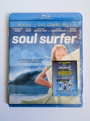 Soul Surfer Blu-ray + DVD Combo Pack Canadian Brand New Sealed Movie