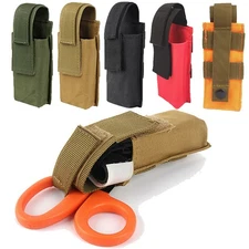 Tactical Molle Magazine Pouch Folding Sheath Knife Single Mag Flashlight Holder