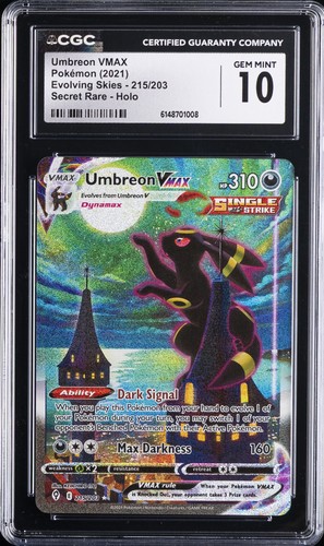 Umbreon VMAX graded CGC 10 for sale on eBay